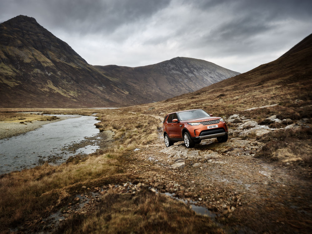 stories Land Rover, Isle of Skye photography